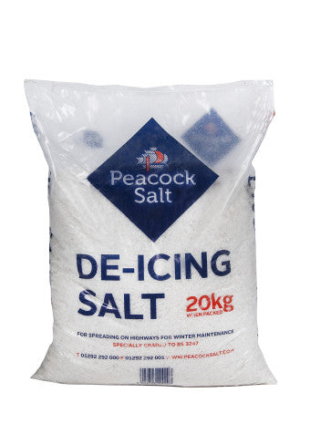White De-Icing Salt 20kg Bags