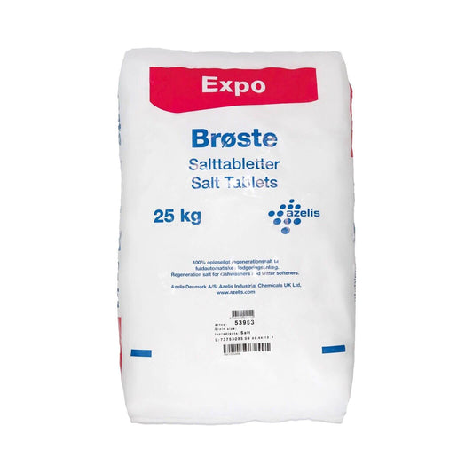 25kg Broste water softener tablets bag - Grade A salt tablets for water softeners